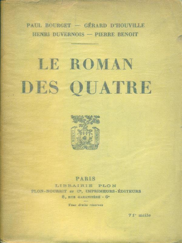 Le  roman des quatre