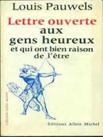   Lettre ouverte aux gens heureux