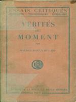   Verites du moment