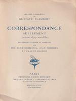   Correspondance Supplement Juillet 1877 - Mai 1880