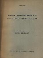   Estratto: Stato e moralità pubblica nella costituzione italiana