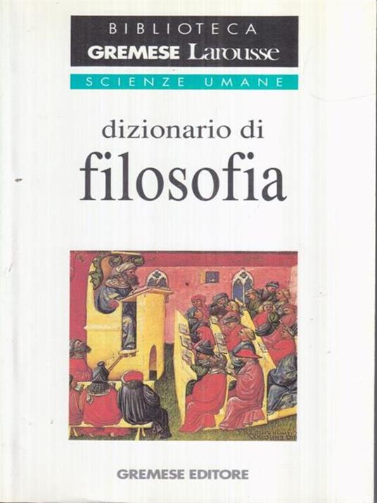   Dizionario di filosofia - Julia Didier - copertina