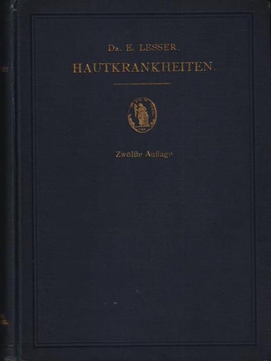   Hautkrankheiten: Lehrbuch der Haut- und Geschlechtkrankheiten - Lesser - copertina