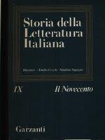   Storia della letteratura italiana 9vv