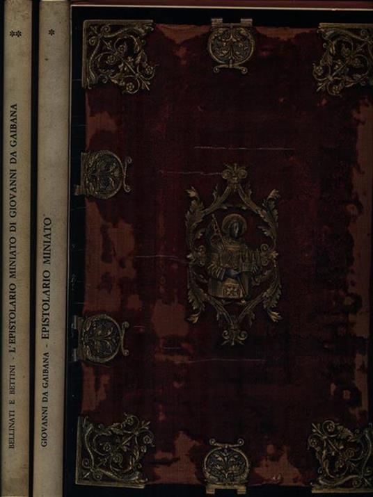   Epistolario Miniato. Cofanetto con 2 Volumi - copertina
