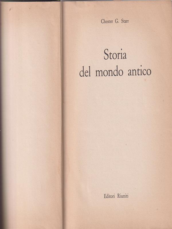   Storia del mondo antico