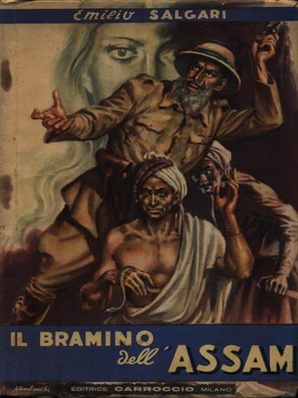 Il bramino dell'Assam - Emilio Salgari - copertina