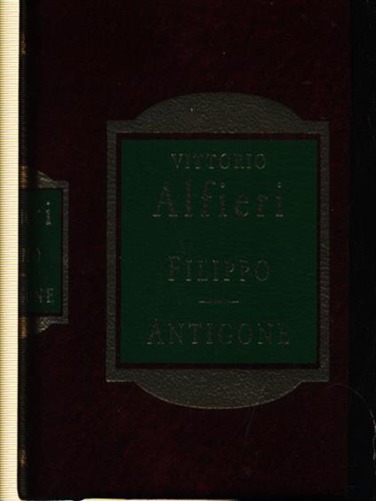 Filippo - Antigone - Vittorio Alfieri - copertina