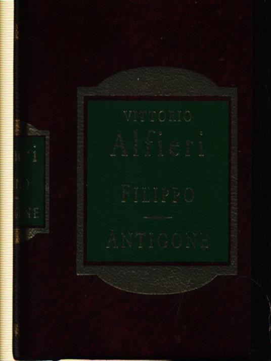 Filippo - Antigone - Vittorio Alfieri - copertina