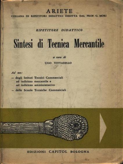 Sintesi di Tecnica Mercantile - copertina