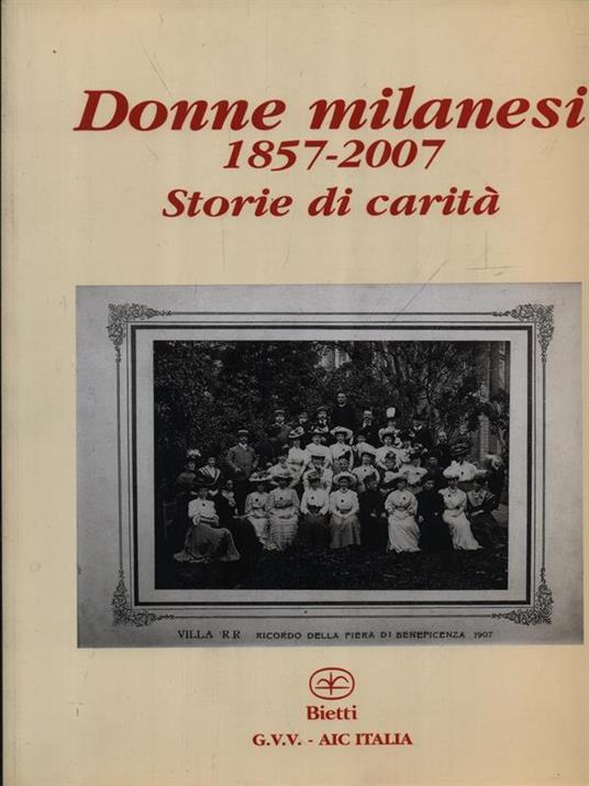 Donne milanesi 1857-2007 - copertina