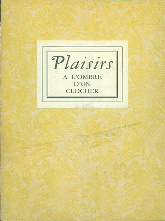 Plaisirs a l'ombre d'un clocher - Pierre Mac Orlan - copertina