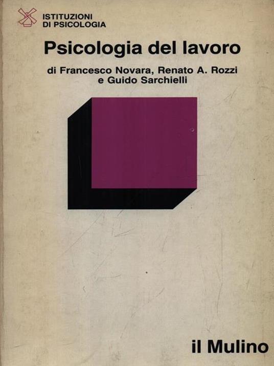 Psicologia del lavoro - copertina