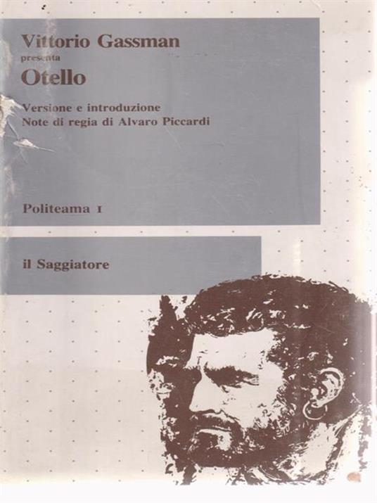 Otello - Vittorio Gassman - copertina
