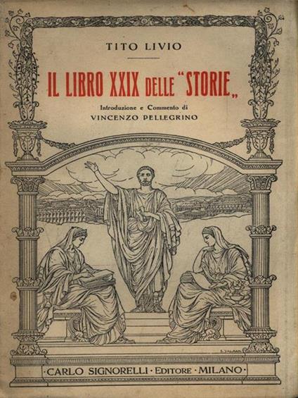 Il libro XXIX delle Storie - Tito Livio - copertina