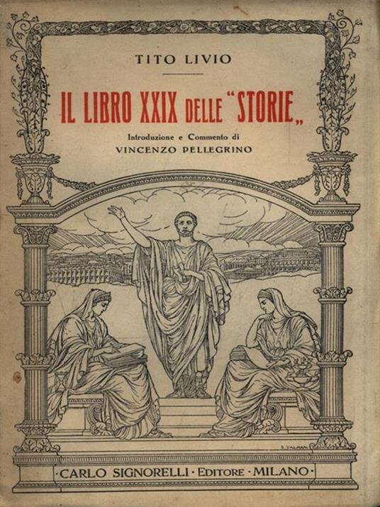 Il libro XXIX delle Storie - Tito Livio - copertina
