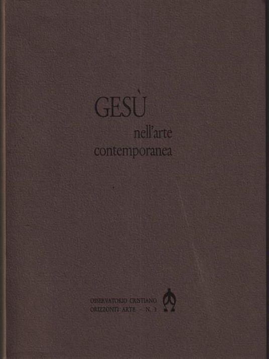 Gesù nell'arte contemporanea - copertina