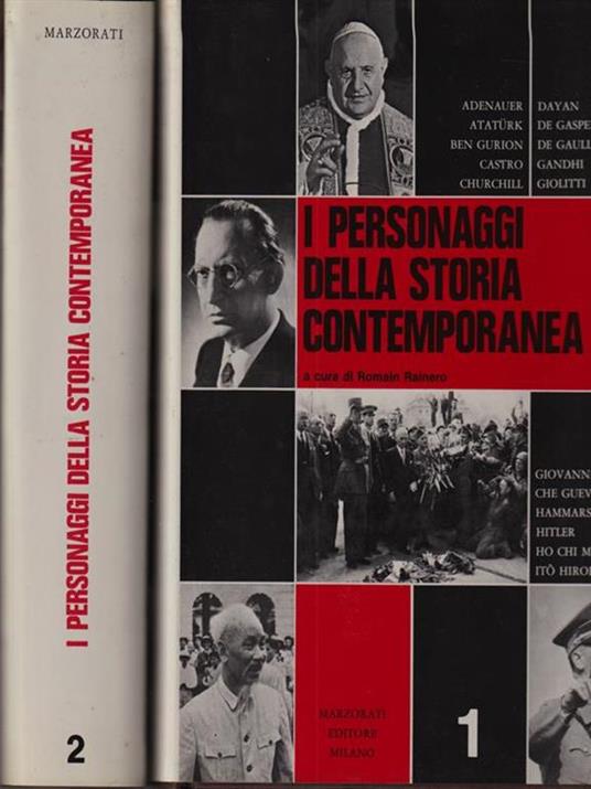 I personaggi della storia contemporanea 2vv - copertina