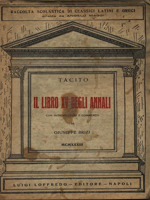 Il libro XV degli annali
