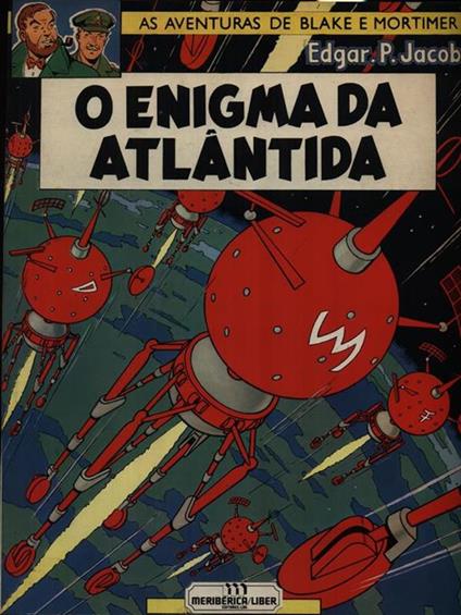O enigma da Atlantida - Edgar P. Jacobs - copertina