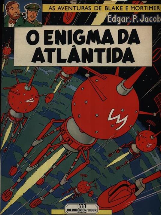 O enigma da Atlantida - Edgar P. Jacobs - copertina
