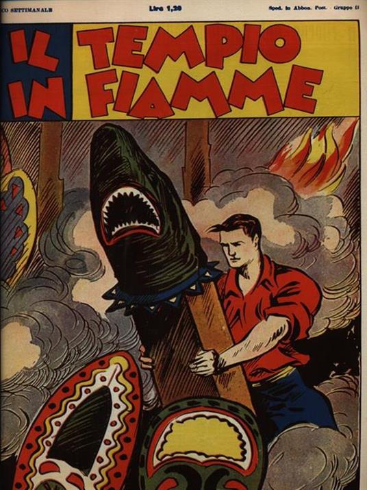 Il tempio in fiamme - copertina