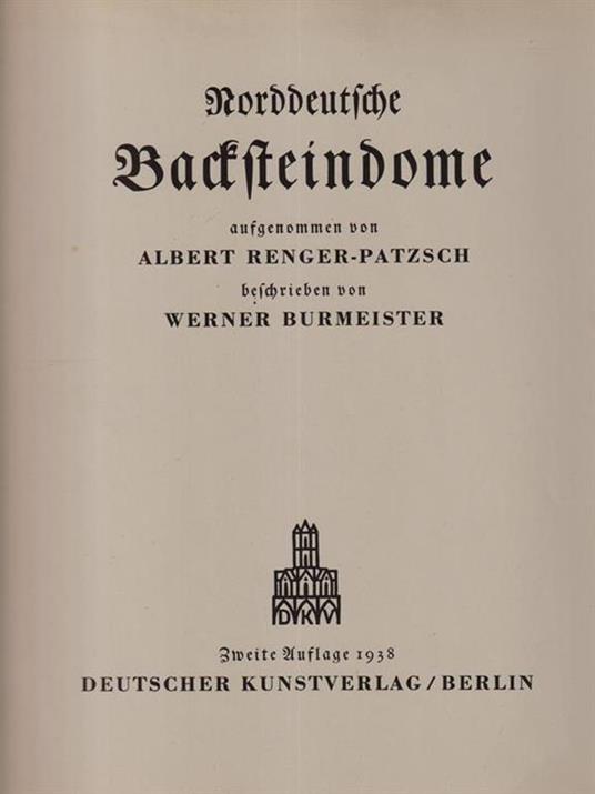 Norddeutsche Backsteindome - copertina