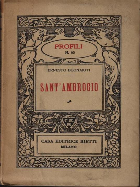 Sant'Ambrogio - Ernesto Buonaiuti - copertina