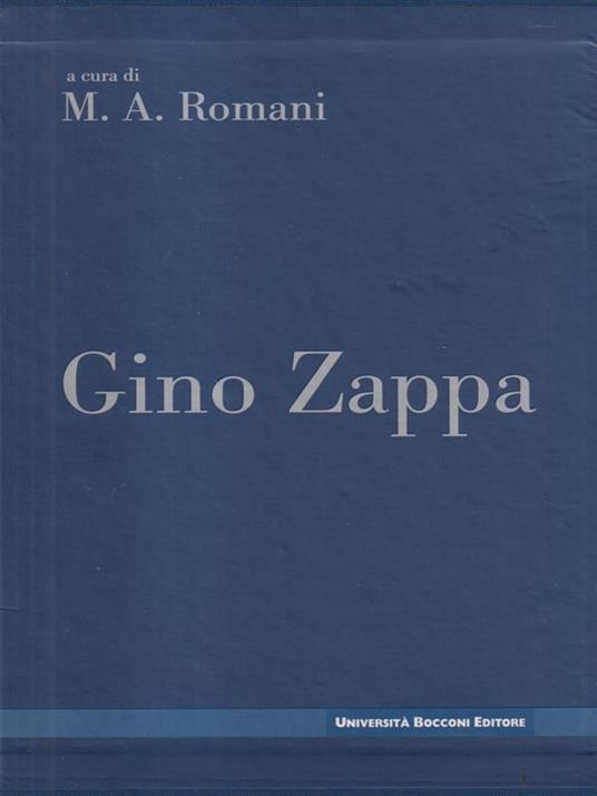 Gino Zappa - M.A. Romani - copertina