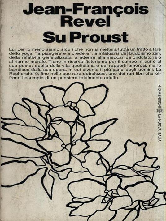 Su Proust - Jean-François Revel - copertina
