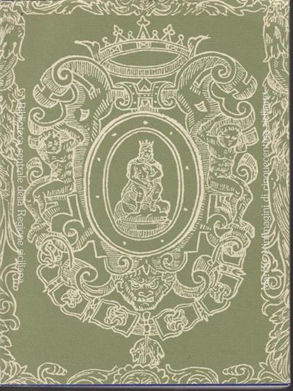 Excerpta di marche e immagini delle cinquecentine siciliane della Biblioteca centrale della Regione siciliana - copertina