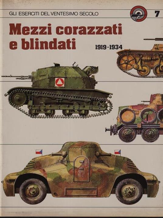 Mezzi corazzati e blindati 1919-1934 - copertina