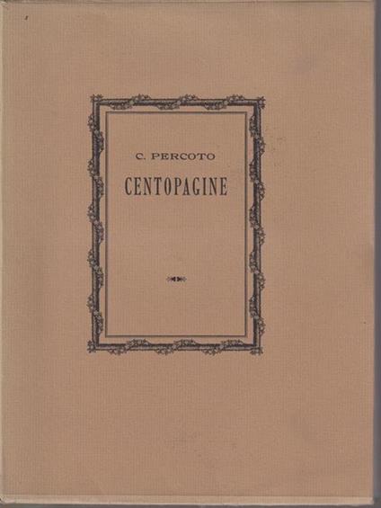 Centopagine - Caterina Percoto - copertina