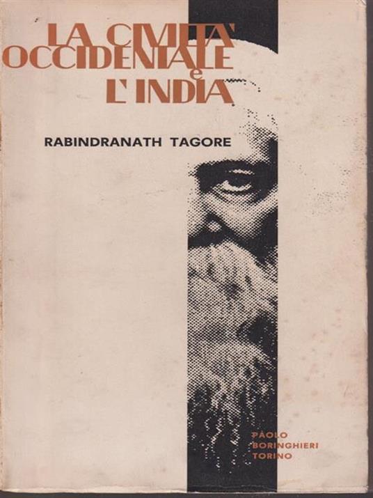 La civiltà occidentale e l'India - Rabindranath Tagore - copertina