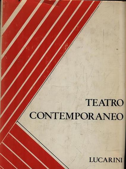 Teatro contemporaneo. Volume 2 - copertina