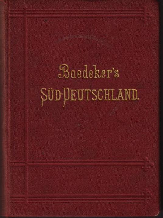 Süddeutschland - Karl Baedeker - copertina