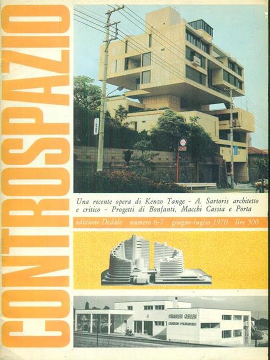 Controspazio 6-7 / giugno-luglio 1970 - copertina