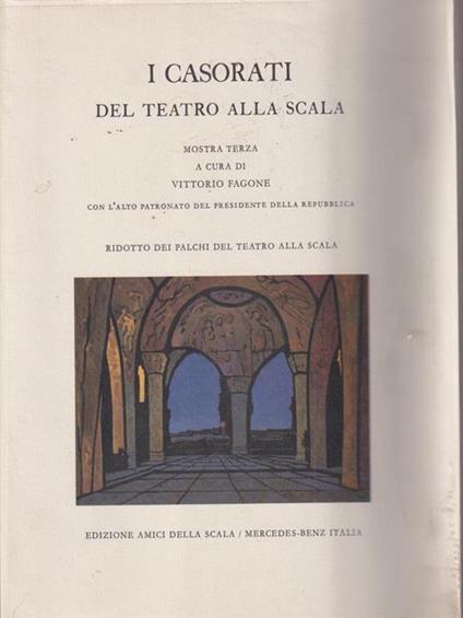 I Casorati del teatro alla scala - Vittorio Fagone - copertina