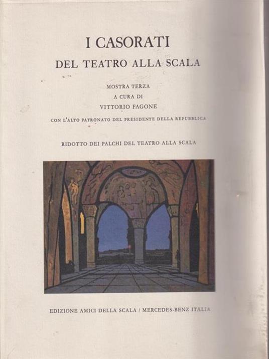 I Casorati del teatro alla scala - Vittorio Fagone - copertina