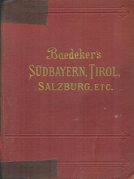 Submayern, Tirol, Salzburg, etc - Karl Baedeker - copertina