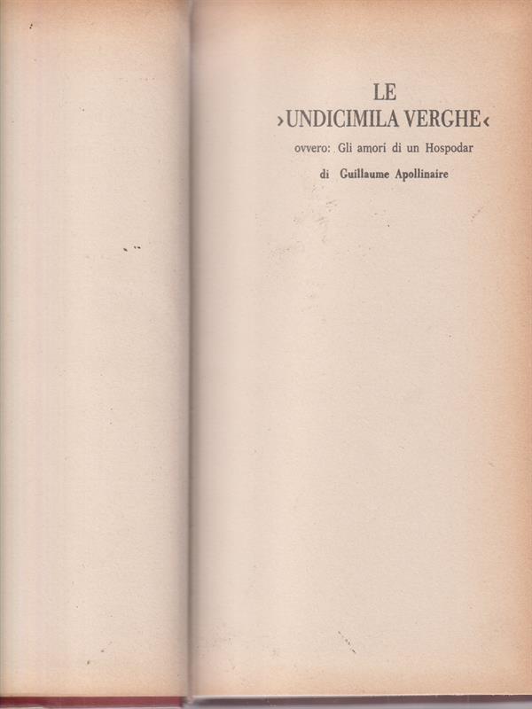 Le undicimila verghe