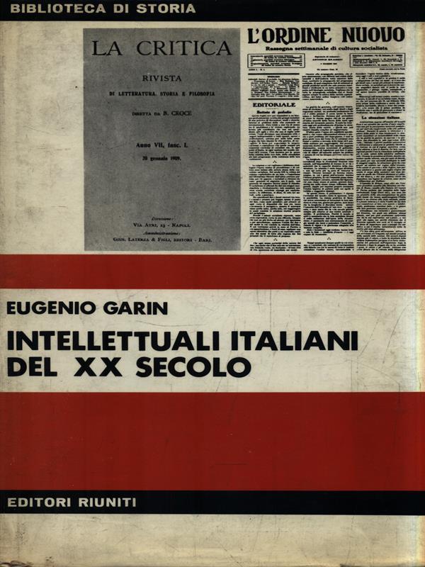 Intellettuali italiani del XX secolo