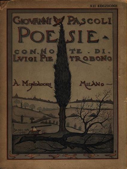 Poesie - Giovanni Pascoli - copertina