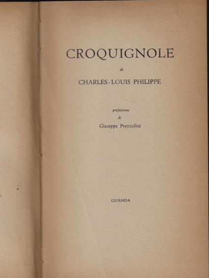 Croquignole - Charles Louis Philippe - copertina