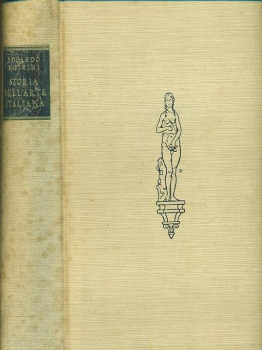 Storia dell'arte italiana - G. Edoardo Mottini - copertina