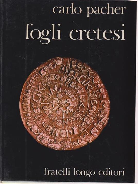 Fogli cretesi - Carlo Pacher - copertina