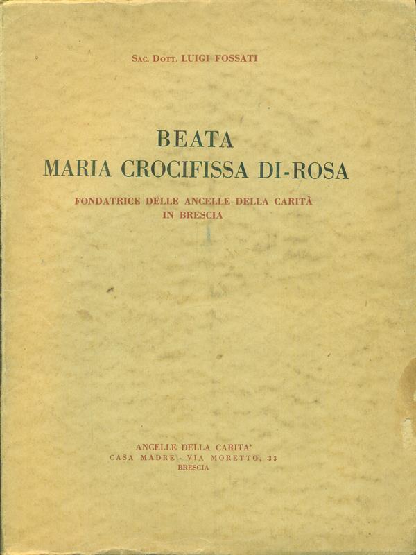 Beata Maria crocifissa Di-Rosa