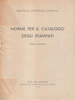 Norme per il catalogo degli stampati