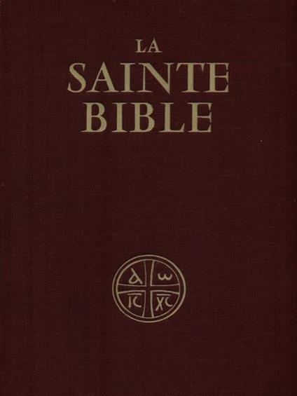 La Sainte Bible - copertina