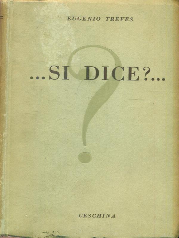 ...si dice?.